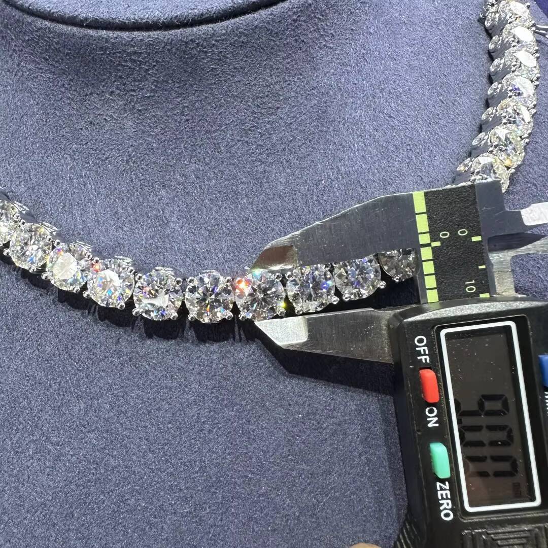 Newest Designer Sterling Silver Bracelet Wholesale Charms Fashion Jewelry Bracelets VVS Moissanite Tennis Chain