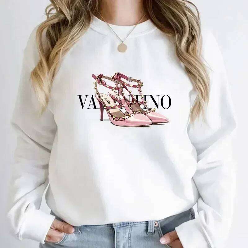 Sweatshirt Brand Printed O-Neck Pullover Thickened Autumn And Winter Loose Hoodie Long Sleeve Women's Clothing
