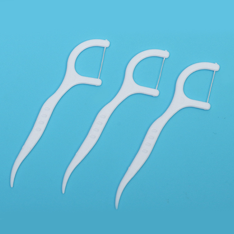 Dental floss storage box, 400D family pack, plastic toothpicks, mini oral cleaning, interdental cleaning, plastic dental floss picks