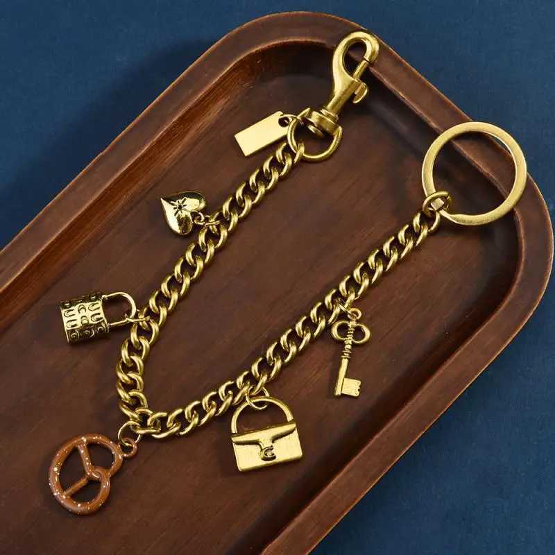 Stylish Biscuit Bag Charm Keychain Pendant Ladies Menger Bag Decor Unique Gift Y250815