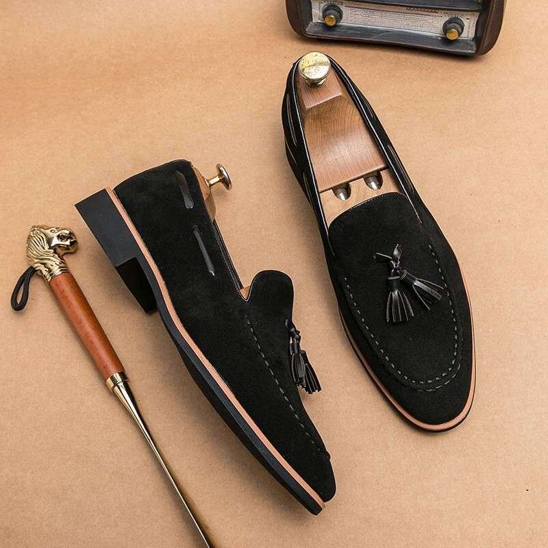 Men's ing None Slip Handmade Loafer Business Wedding Plus Size Formal Casual Shoes For Men