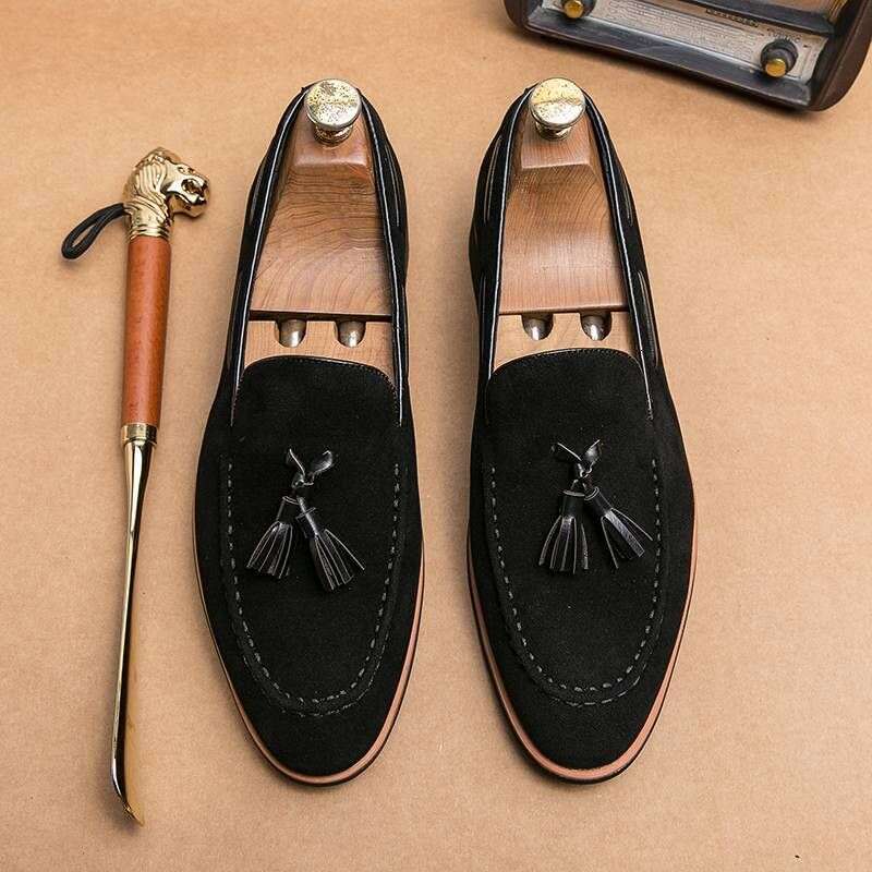 Men's ing None Slip Handmade Loafer Business Wedding Plus Size Formal Casual Shoes For Men