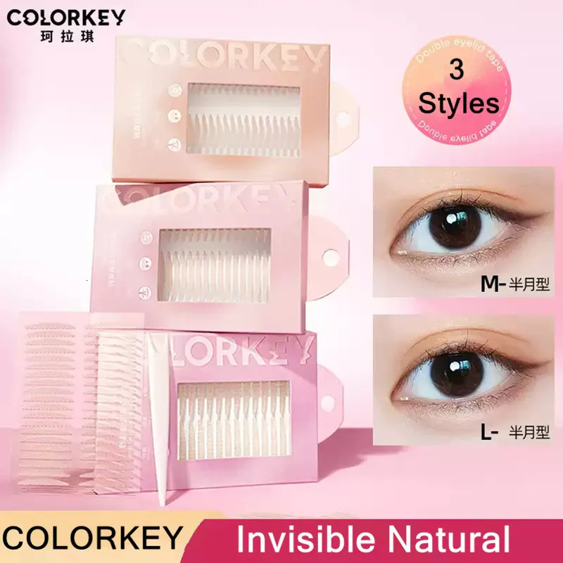 Colorkey Invisible Natural Eyelid Tape Sticker Long Lasting Double-Fold Self-Adhesive Paste For Monolids Hooded Puffy Eyes 250811