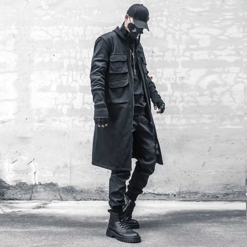 PFNW Mens Darkwear Functional Heavy Industry Cloak Multiple Pockets Tactical Jacket Spring And Autumn New Fit Handsome 2Z5342 W250815