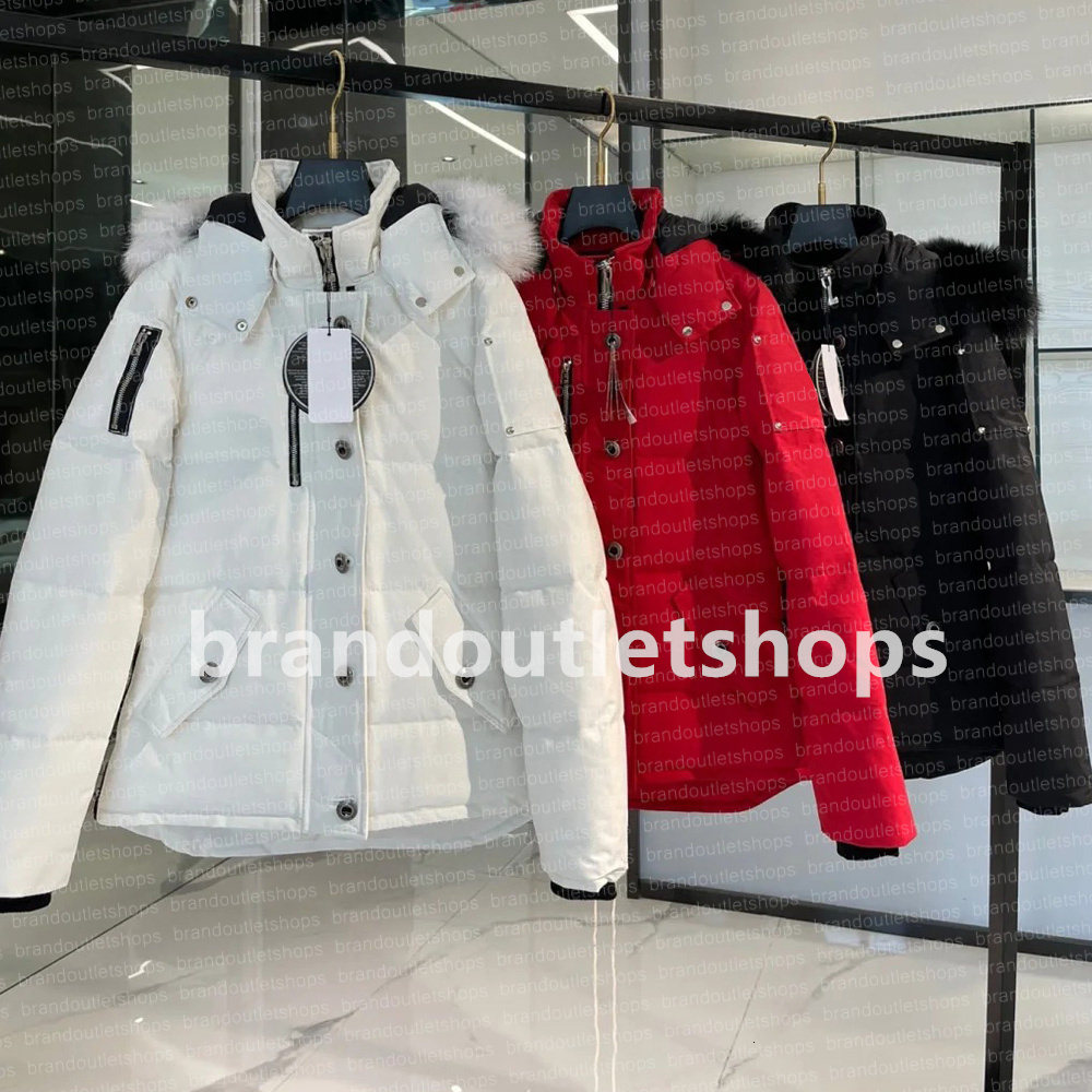 Down jacket men's fur collar parka winter waterproof white duck coat cloak fashion men and women couples casual version warm jacket