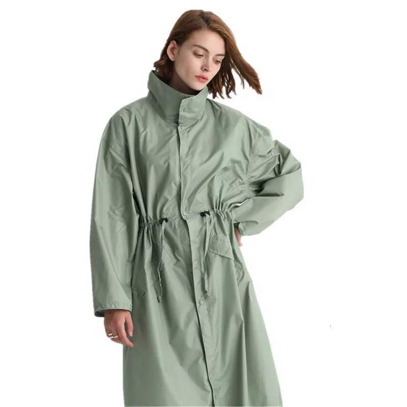 Long Raincoat Women Man Waterproof Zipper Outdoor Rain Coat Full Body Capa De Chuva Chubasqueros Big Size Y250814
