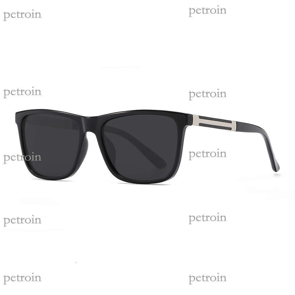 New Men's Square Frame Versatile High-End Driving Special Polarized Sunglasses UV Protection