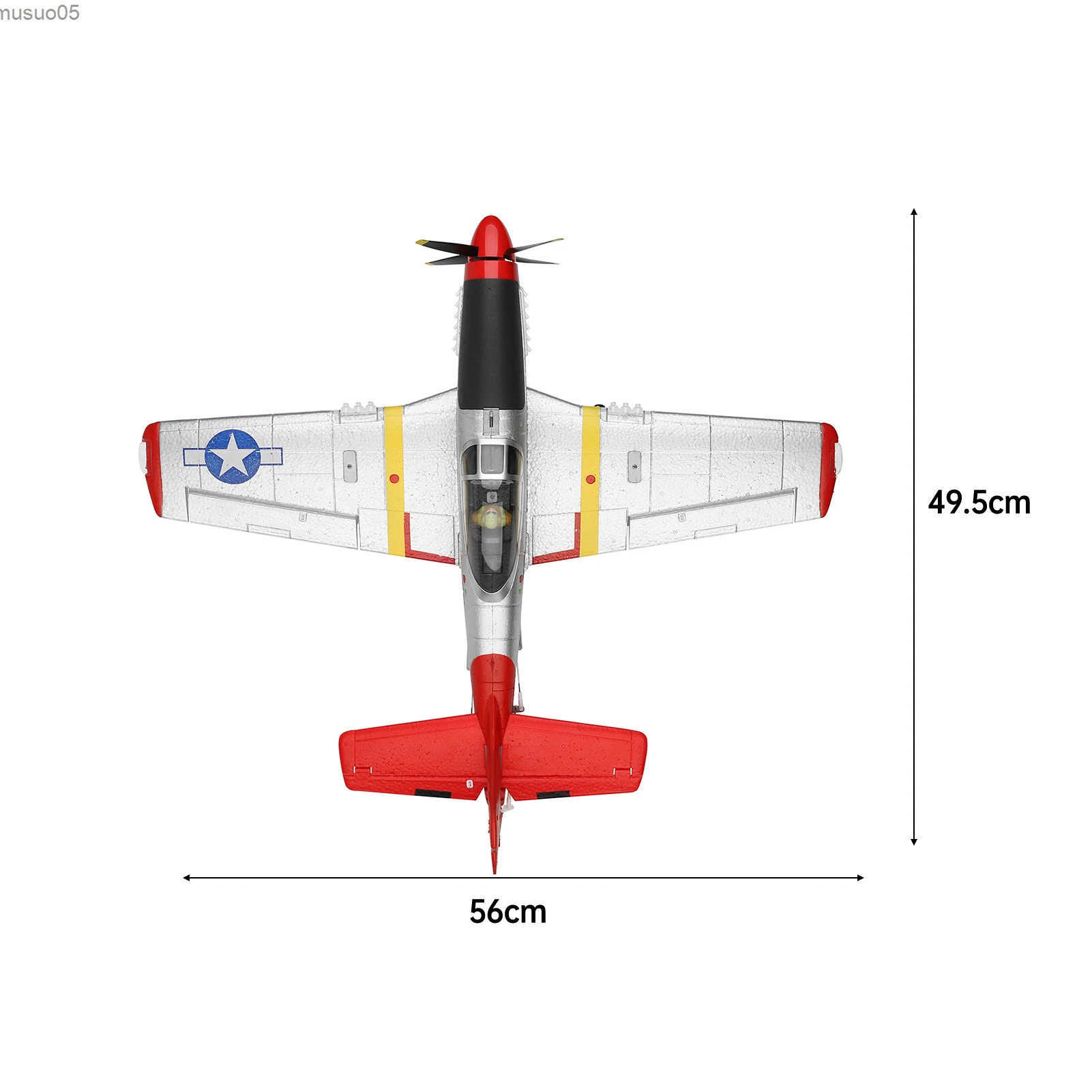 RC Airplane 2.4GHz 6CH EPP RC Plane 4 Motor RC Aircraft Toys for Adult Kids with Function Gravity Sensing Stunt Roll Cool Light L250815
