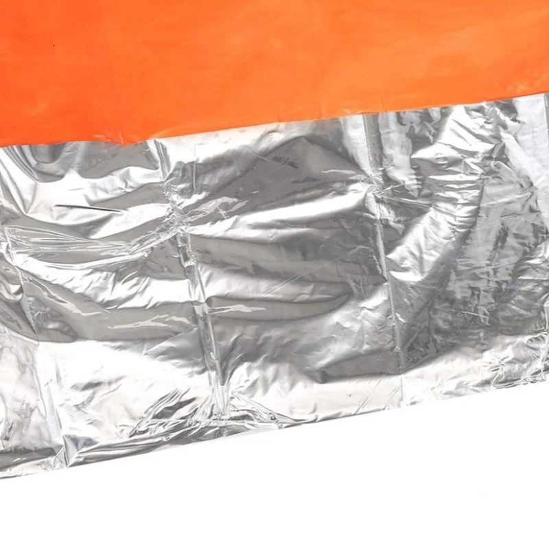 Outdoor Portable Raincoat Hooded Waterproof Cold Insulation Emergency Rain Poncho Motorcycle Rain Cover Camping Hiking Travel Y250814