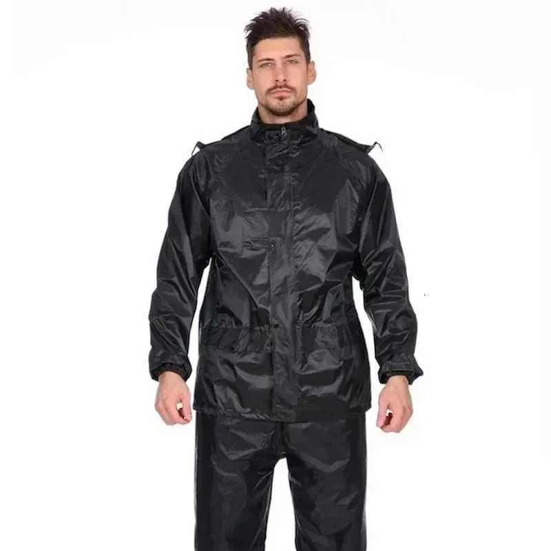 1PC Raincoat Men Rain Pants Suit Reflective Thickened Mens and Womens Riding Raincoat Electric Motorcycle for Adult Y250814