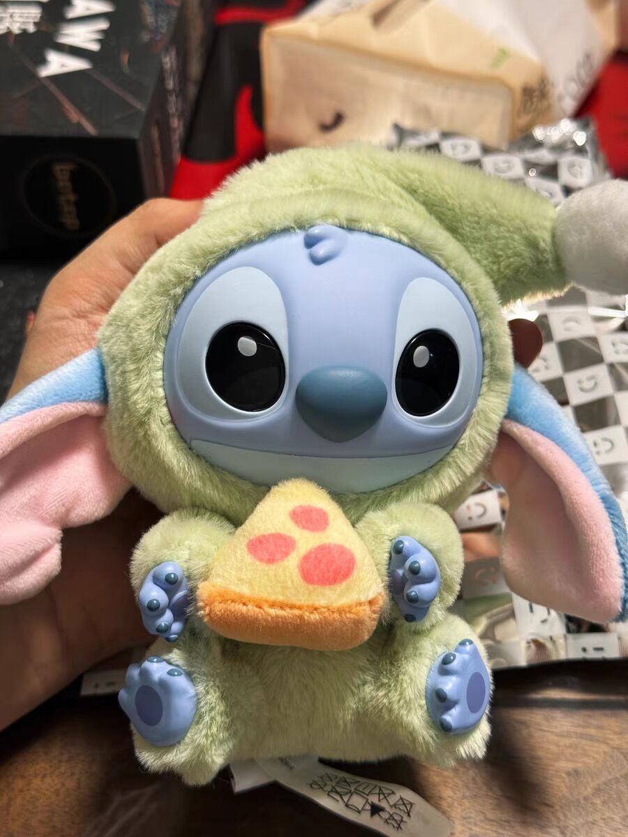 Disney Stitch for Labubu V3 New The Monsters Big Into Energy Series Vinyl Pendant Blind Box Kawaii Figure Face Doll Keychain Decor Gift W250609