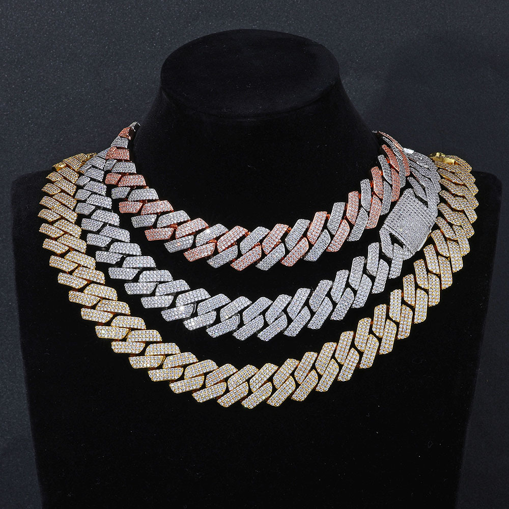 necklace designer necklace moissanite chain luxury jewelry chain moissanite pendant cuban link chain designer necklace for woman designer 0101