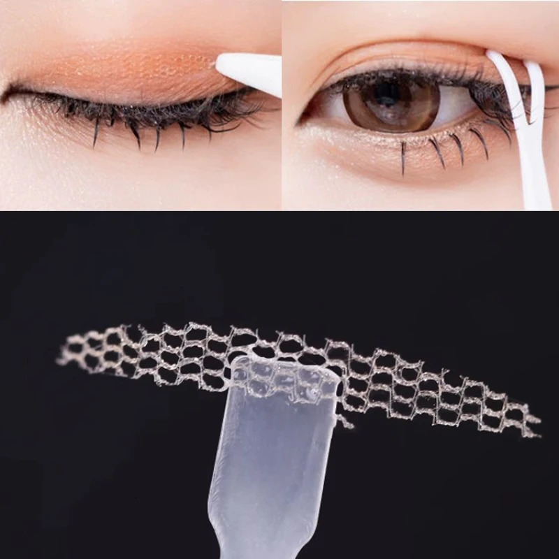 240Pcs Double Fold Eyelid Tape Sticker Lace Nature Clear Beige Stripe Self-adhesive Natural Eye Makeup With Tool Pro Cosmetics 250811