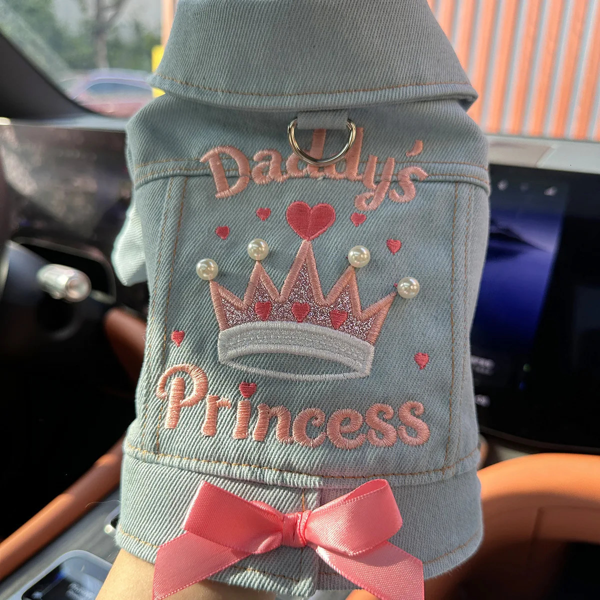 Pet Dog Cat Clothes Cute Princess Denim Jacket Puppy Kitten Adorable Fashion Outfi 250814