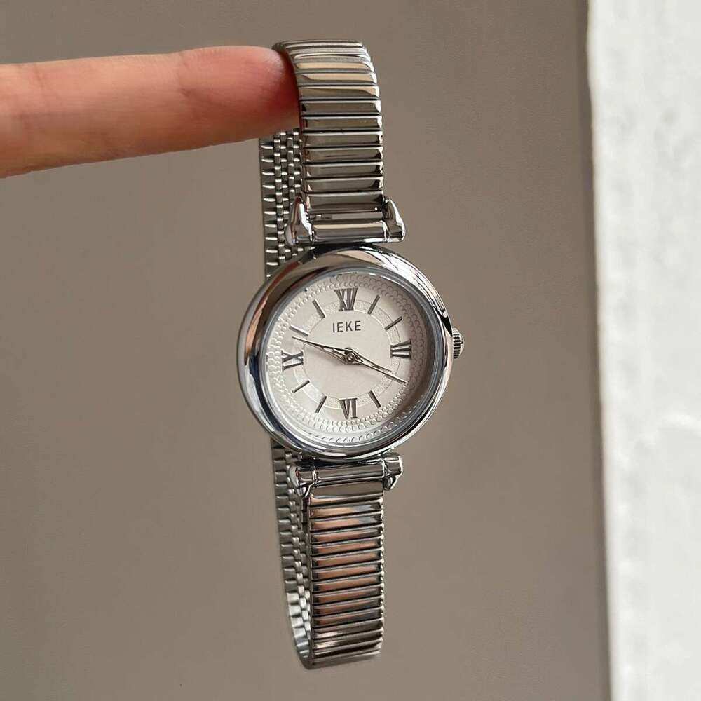 Hot-Selling Designer Small Brown Watch for Women Korean Version Simple Elegant Artistic Roman Numerals Versatile