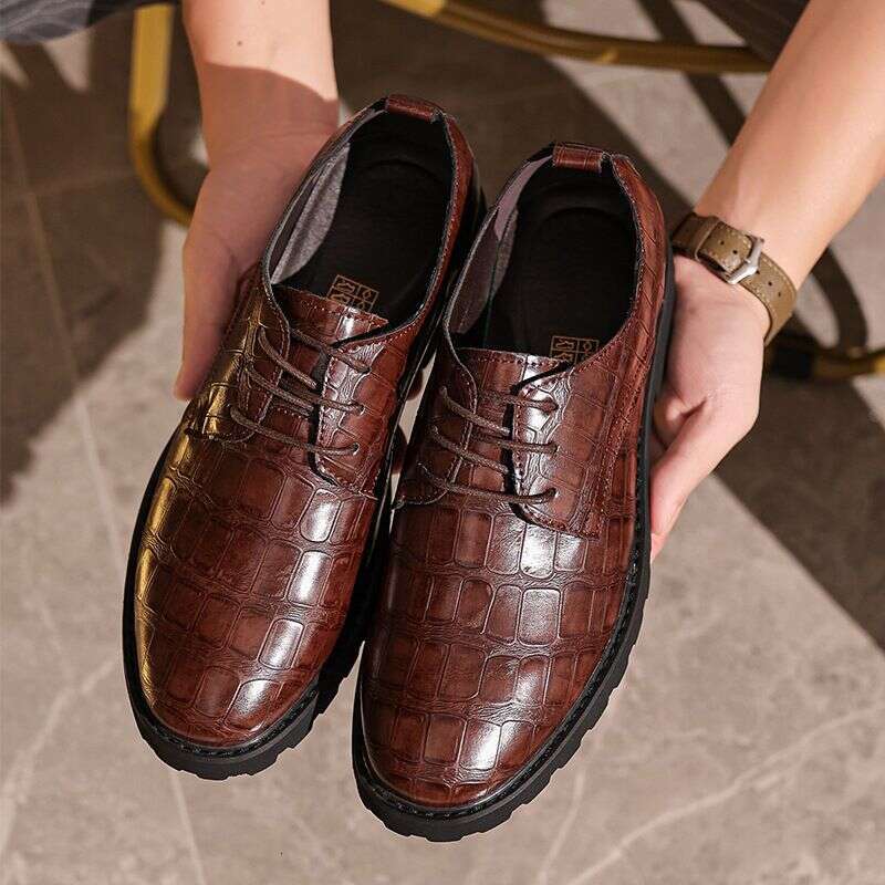 Business Autumn Winter British Style Casual Men's Formal Leather Shoes