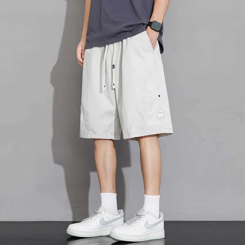 Summer Mens Casual Shorts Mens Pure Cotton Mens Baggy Shorts Man Cargo Pants Short Cargo-Shorts Male Black Cargo Shorts Y250814
