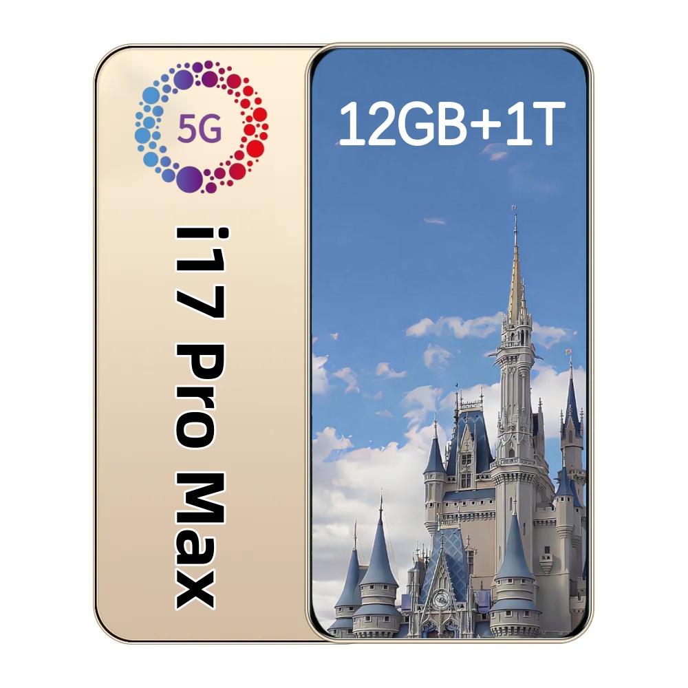 6.9-inch i17 i16 Pro max full-screen smart phone 16 RAM HD Camera 1TB 512GB 256GB Phone Face Phone Unlock Matte glass back cover GPS English TV Video smrtphones cell phone
