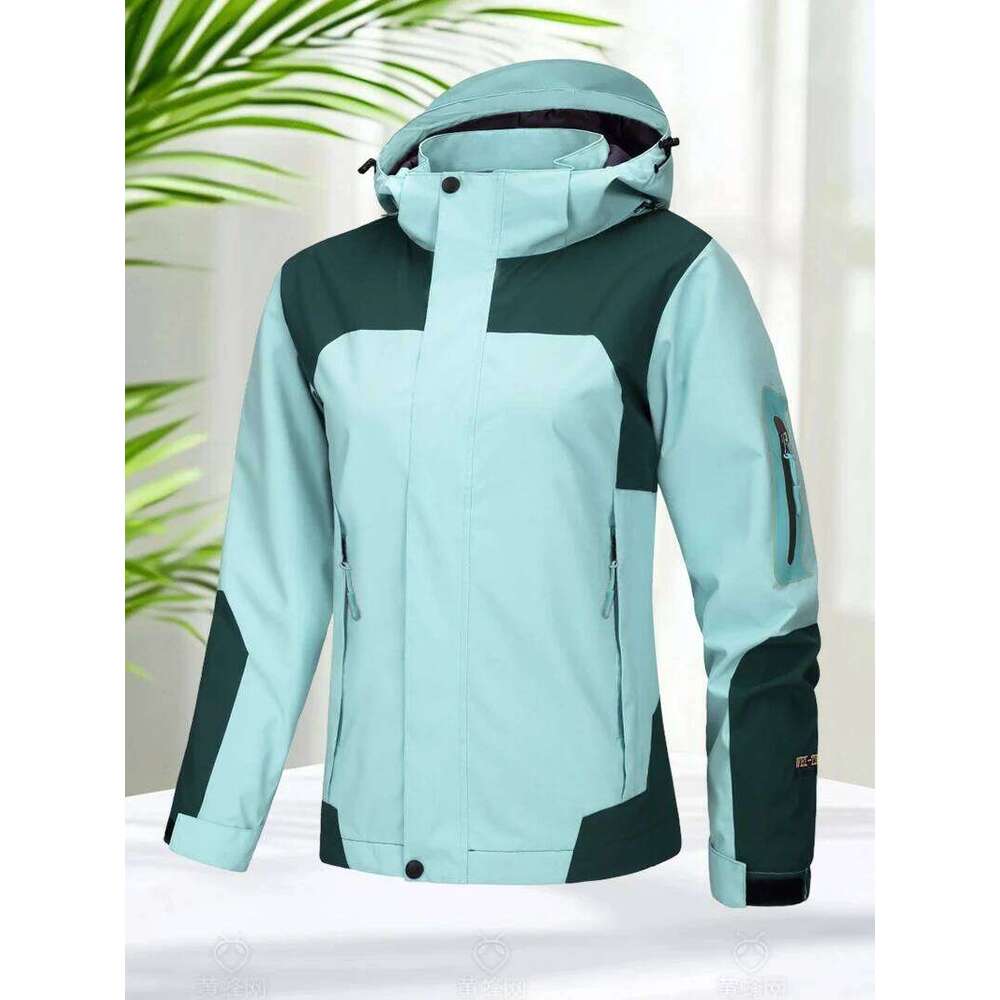 Waterproof Men Outdoor Softshell Zip Up Hooded Jacket Windbreaker Hiking Camping Lightweight Spring Autumn Coats