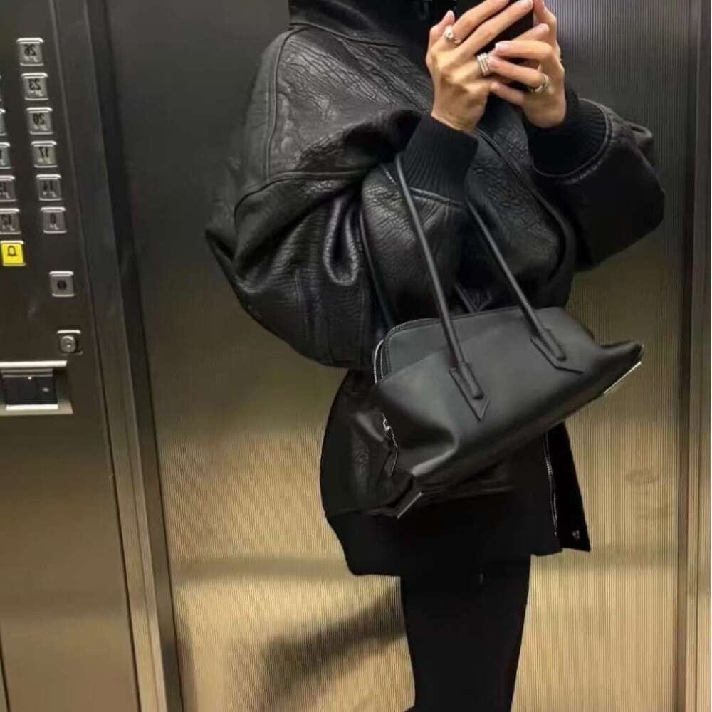 Retro Crocodile Pattern Large Capacity Tote Design Women's Pleated Leather Shoulder Female Daily Commuter Bag