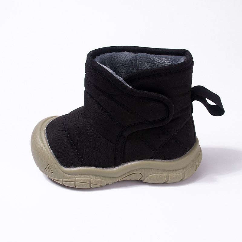 Winter Baby Cotton Shoes Toddler Waterproof Snow Boots Kids Solid Color Short Boots Kidsnest Boys Girls Daily Travel Shoes In Winter Size US5C-US9C