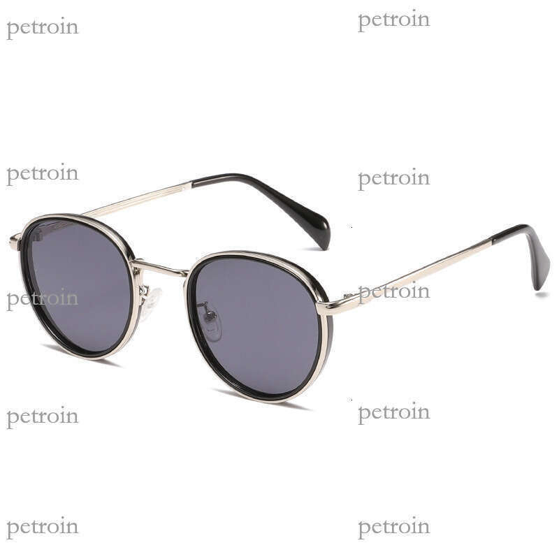 Round Frame Metal UV Protection Men and Women Classic fashion Trend Sunglasses