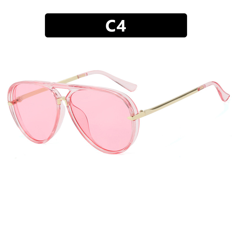 2025 New Arrival Women Retro Bug Eyed Over sized Sunglasses Trendy European American UV Protective Sunwear Influencer Favorite
