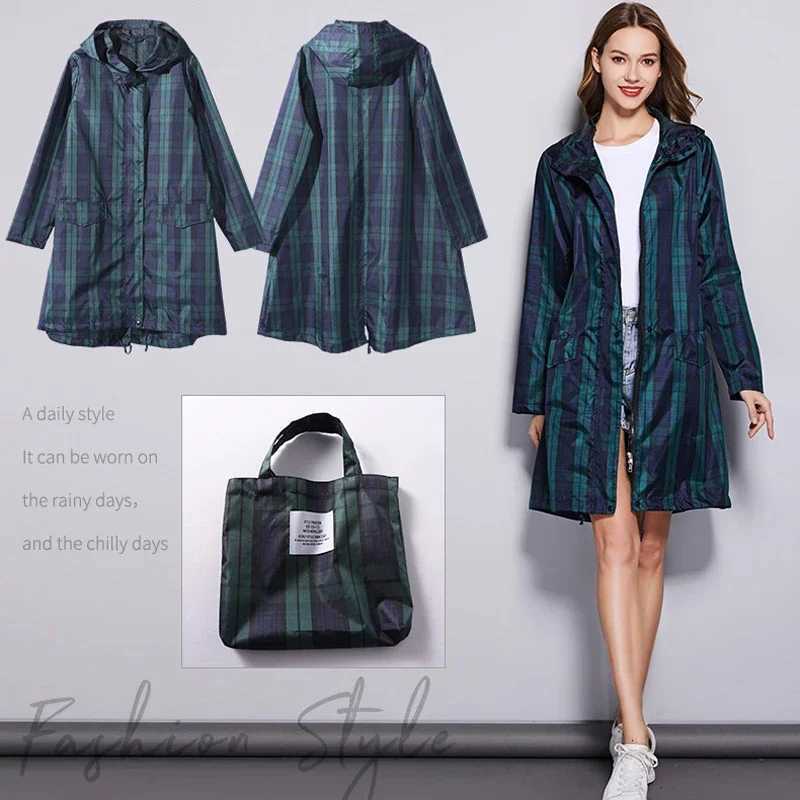 Big Size Fashion Women Lightweight Poncho Waterproof Long Raincoat Men Adults Biker Windproof Rain Coat Hiking Rainwear Y250814