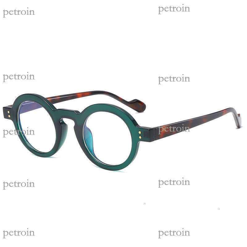 New High-End X Small Round Non-Prescription Optical Frame Blue Light Blocking Glasses for Men