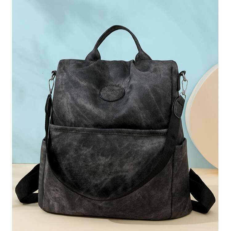 Summer New Double PU Women's Bags Designer Women Multifunctional Anti-theft Single Shoulder Crossbody Backpack Travel Bag