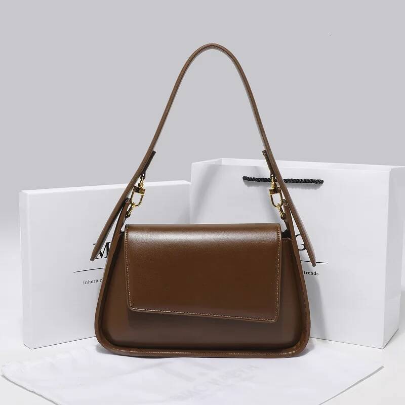 High Quality Genuine Leather Women's Handbag Shoulder 2025 New Underarm Crossbody Bag Female Gift Handbag For Women