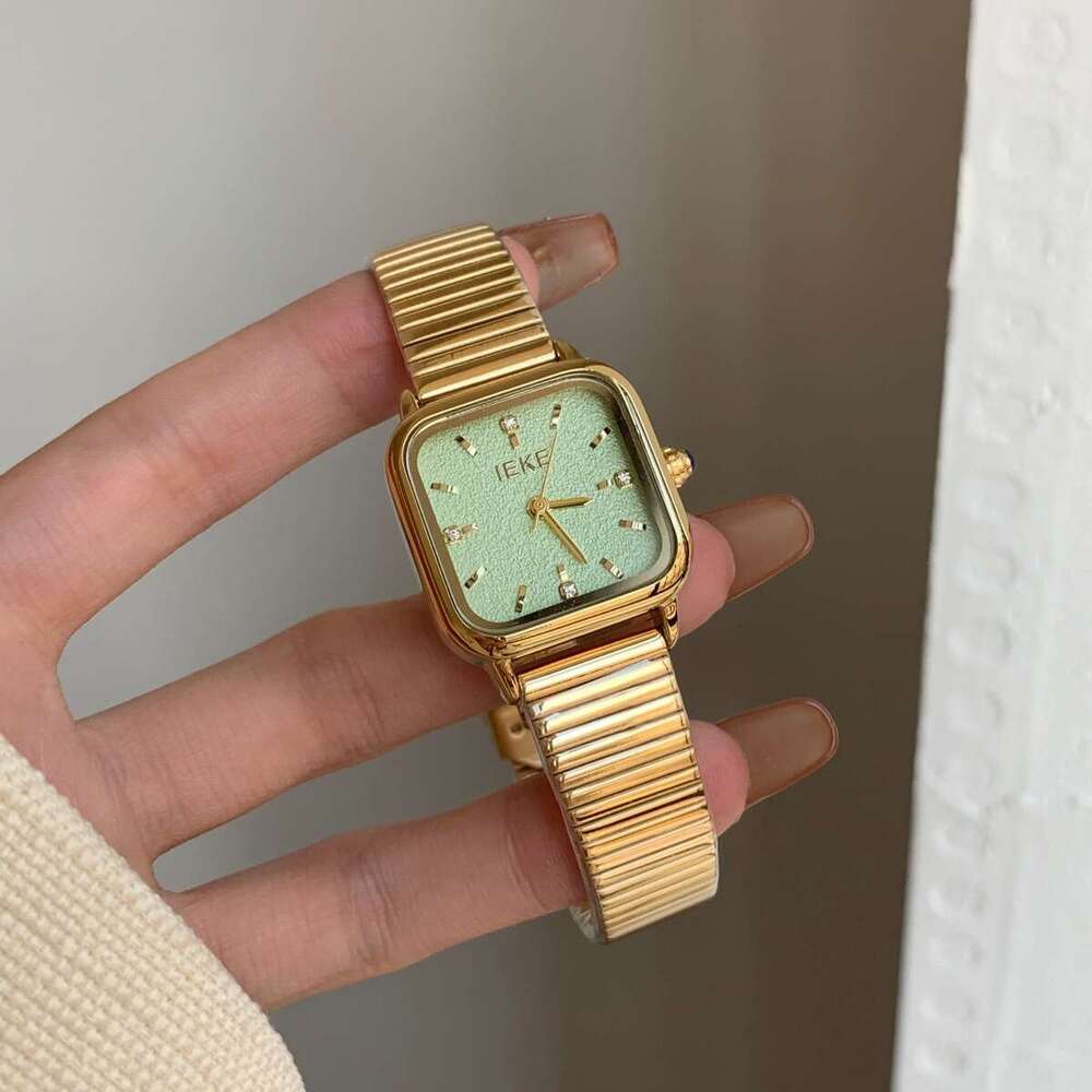 Minimalist Cool Style Designer Small Square Steel Band for Women Ins High-end Light Luxury 2025 New Quartz Watch
