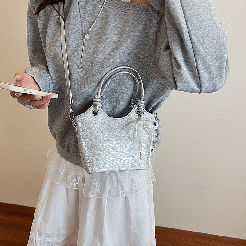 Korean Style Niche Rhinestone Sequin Handbag Free Shipping Designer Versatile Women's Commuting Shoulder Bag Luxury Leisure Shopping Crossbody Ba