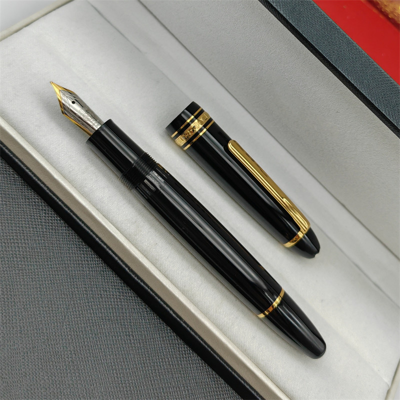 MSK Monte 149 Fountain Pens With Serial Number Visual Window Piston Ink Absorption Luxury Business Office MB Writing Stationery as a Gift