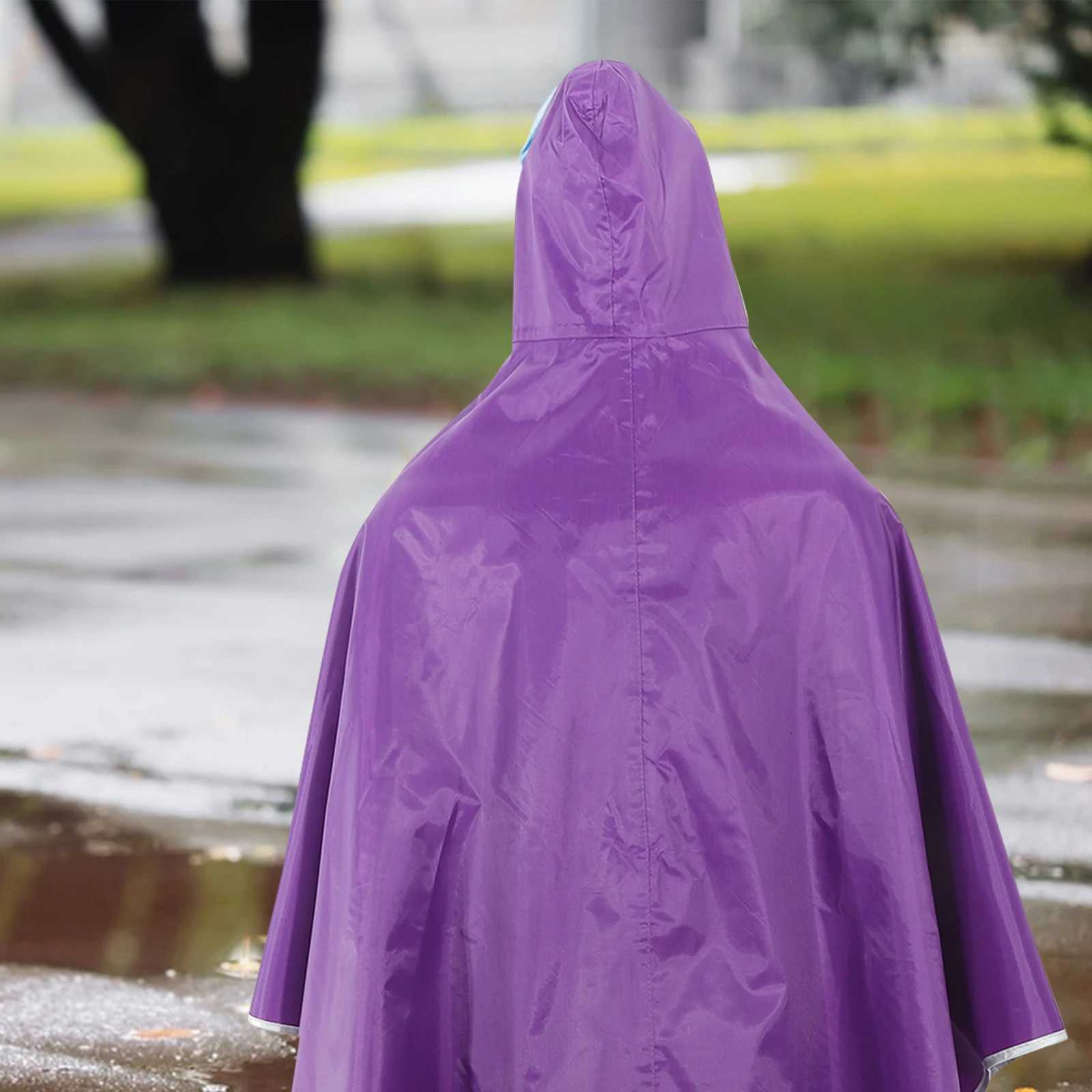 Electric Vehicle Raincoat Waterproof Bike Cape Wheelchair Poncho Cycling Rain Suit Hooded Outdoor Emergency Rain Gear Y250814