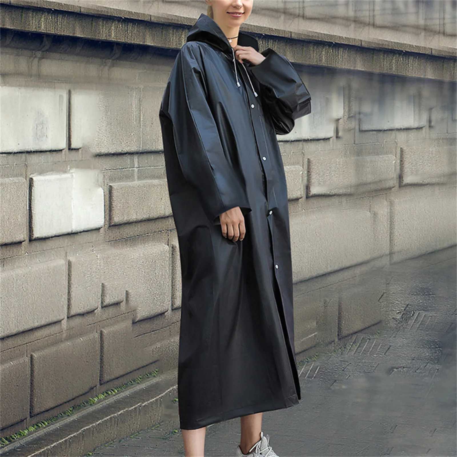 New Unisex EVC Waterproof Raincoat Outdoor Hiking Portable Adult Poncho Raincoat Emergency Outdoor Lightweight Anti-rain Coats Y250814