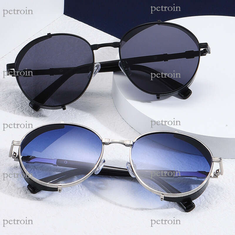 Fashion Steampunk Y2Kins Metal Unisex Personality Sunglasses Trendy