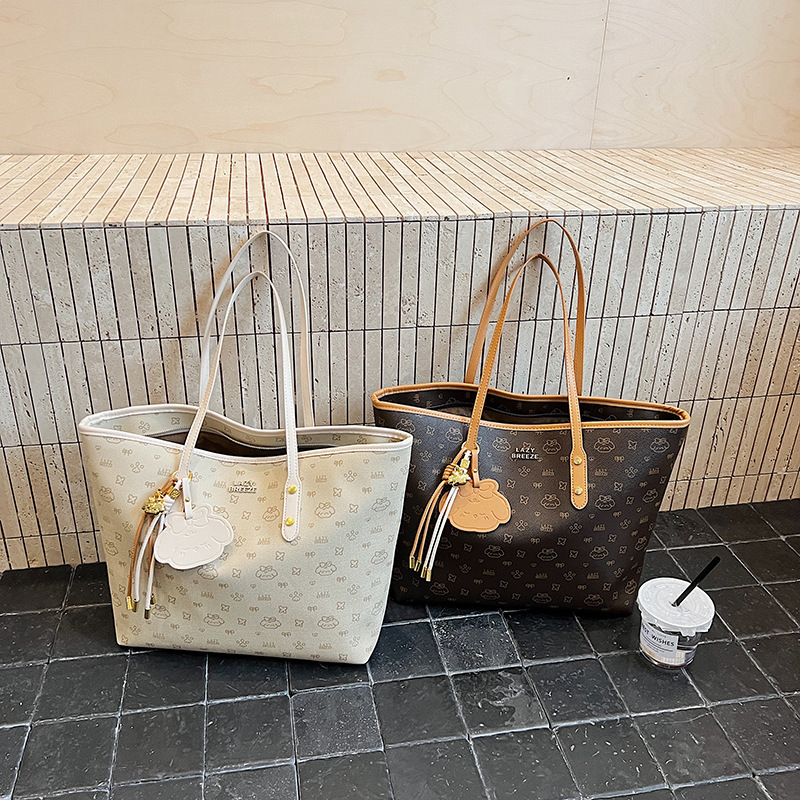 Large Capacity Luxury Women's Vintage Handbag Free Shipping Designer New Minimalist Single Shoulder Underarm Bag Fashion Casual Shopping Bag