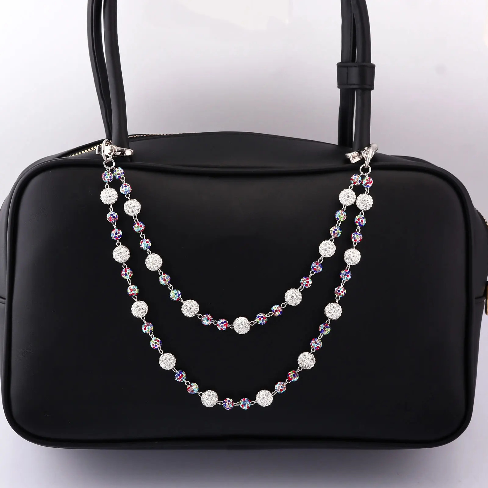 1pc Disco Ball Rhinestone Wallet Chain Hip Hop Fashion Jewelry Pendant Cluster Pants Jean Pocket Belt Chain for Men Gifts 250814