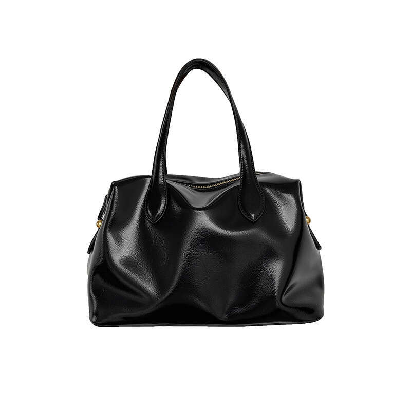 Korean Autumn Winter Soft Leather Handbag Tote High-end Elegant Bags Designer Women Single Shoulder for Women Versatile Large Capacity PU Commuter Bag