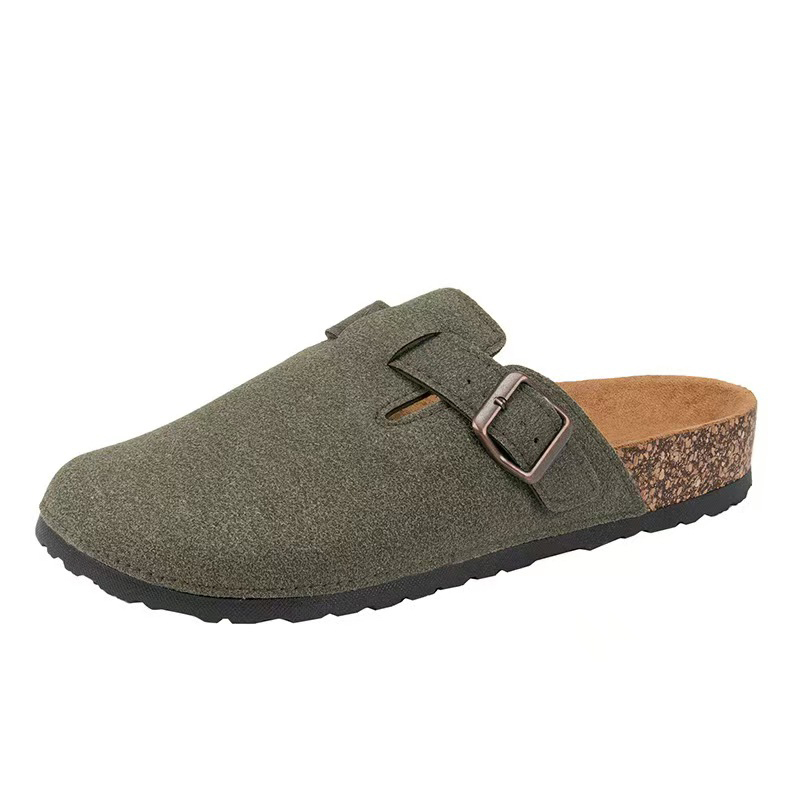 36-47 Large size designer sandals clog sandal slide Suede slides Footbed Taupe brown Zurich Eva Black Mocha Antique womens Narrow Fit mens