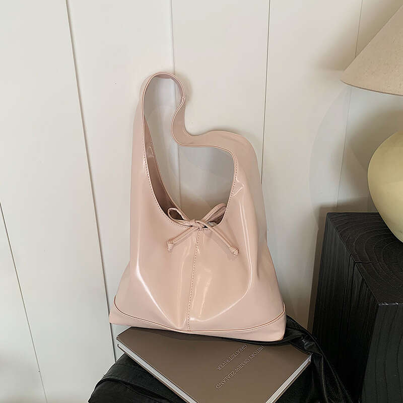 Casual Tote Soft Leather Large Capacity Women 2025 New Bags Designer Fashion Shoulder Handheld Bucket Bag