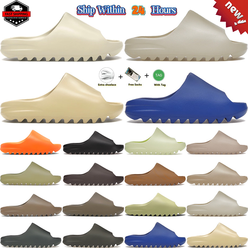 Designer Shoes For Men Women Fashion Low Flats Black Sand Ararat Vermilion MX Cream Clay Red Earth brown enflame orange Outdoor slides Size 36-47