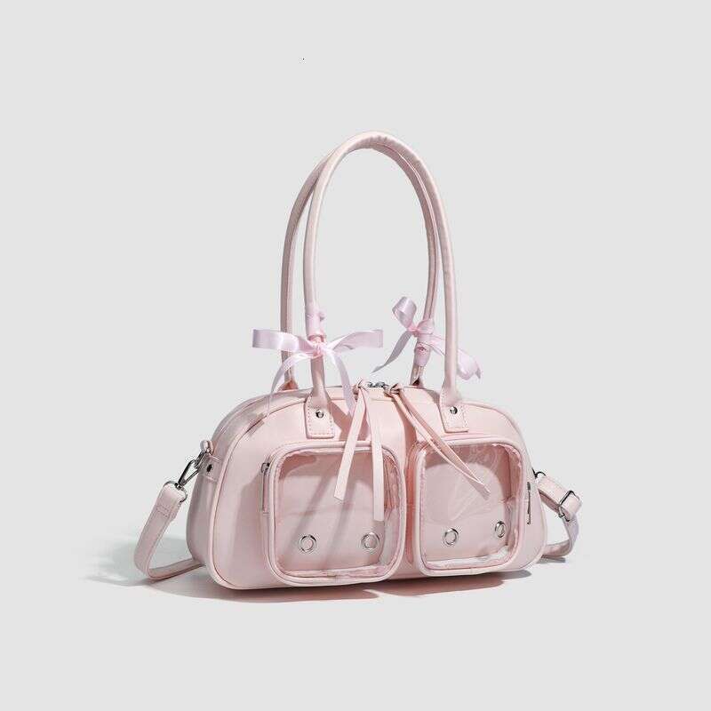 2025 Spring New Bowknot Pillow Underarm Women's Anime Small Diet Pain Bag Commuter Tote