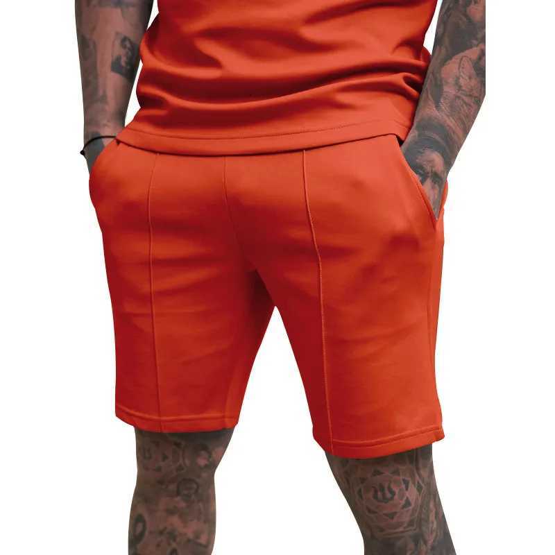 Summer European and American Solid Color Shorts Casual Fitness Sports Pants for Men Y250814
