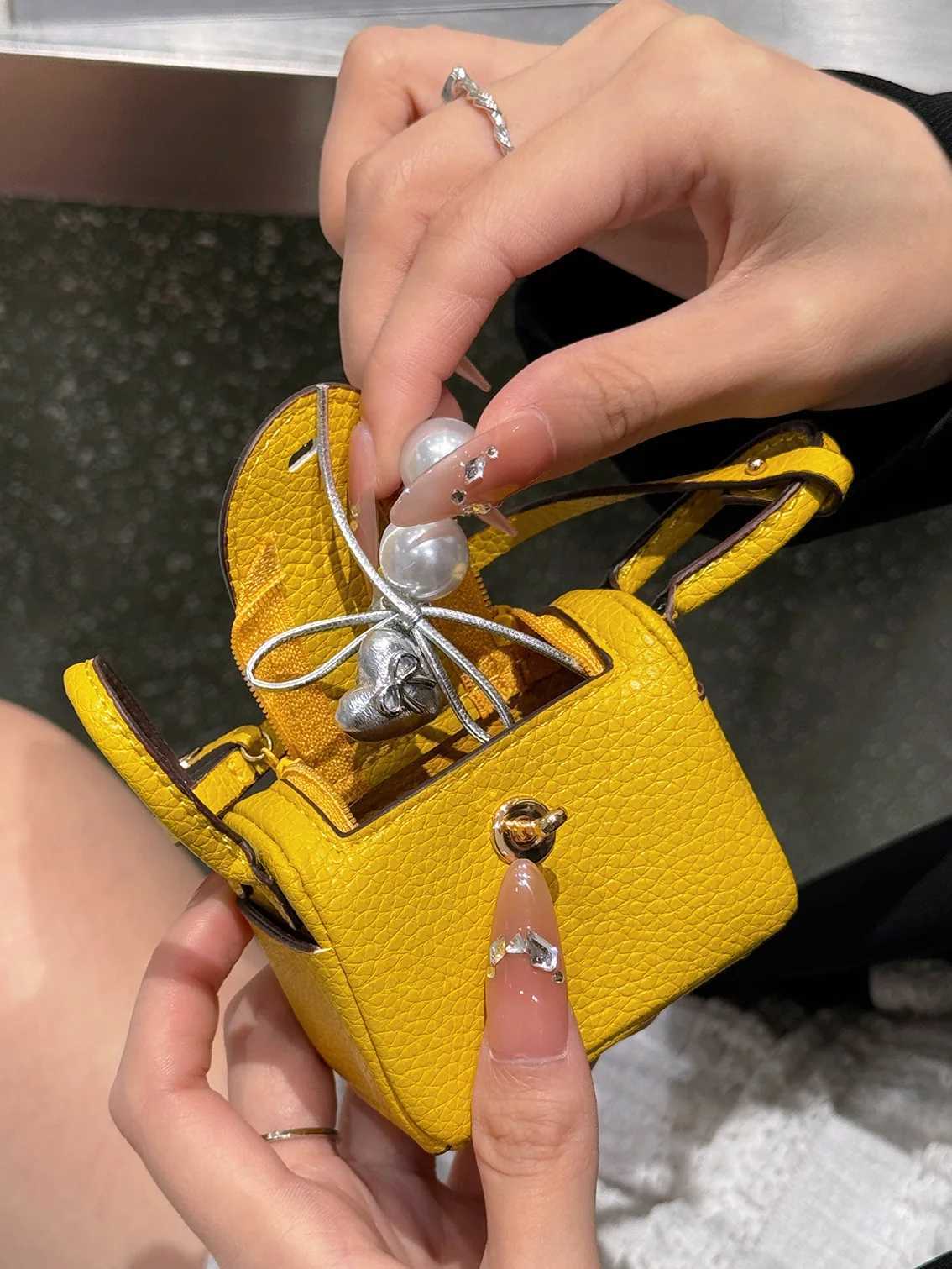 Mini Bag Phone Pendant Keychain Bag Accessories Car Decoration Keychain Hanging Decoration Cute Tool Cosmetic Bag Y250815