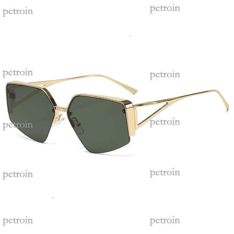 New Fashion Metal Polygonal Trendy Ins Style Unisex Sunglasses