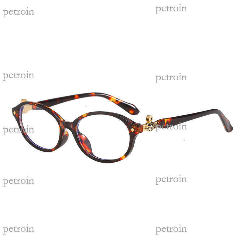 Frame Sunglasses for Women, High-End Crown Sunglasses, Small Saturn Nerd Blue Light Blocking Frame, Non-Prescription Glasses