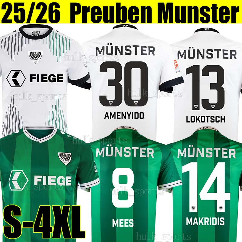 4XL 25/26 Preuben Munster Soccer Jerseys BATMAZ SCHULZ VILHELMSSON AMENYIDO LORENZ JAECKEL HENDRIX 2025 2026 Men Kids kit football shirtS
