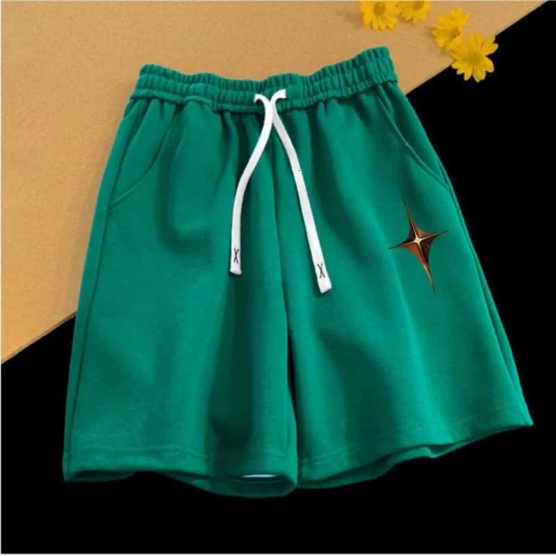 American solid color shorts mens summer 2025 new high street retro trendy brand five-point basketball sports casual pants Y250814